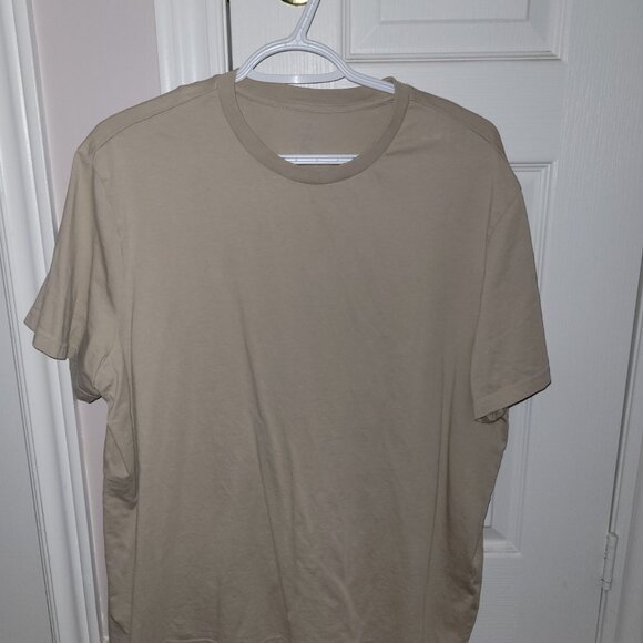 H&M Plain Tan/Beige T-shirt - Picture 3 of 4
